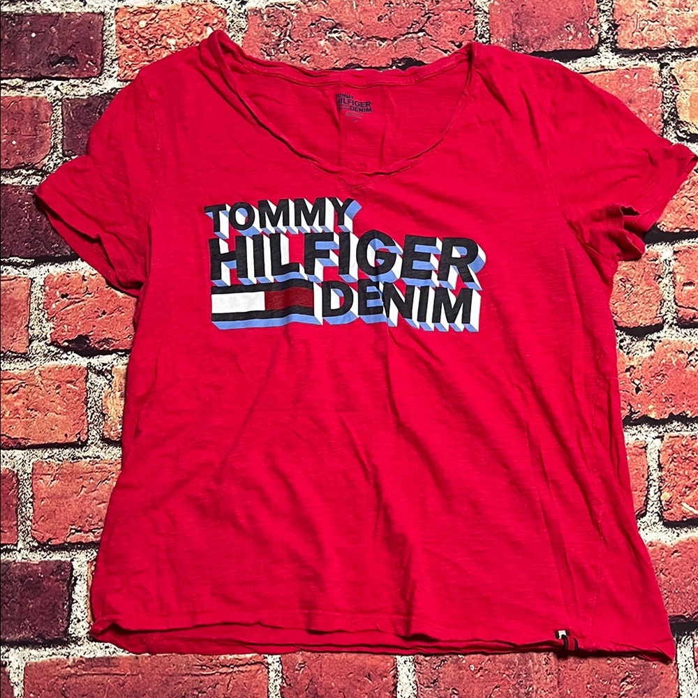 Tommy Hilfiger Red Graphic Tee